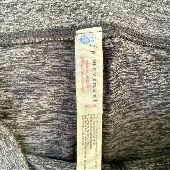 Free People movement Grey/black cut out leggings - Picture 7 of 11